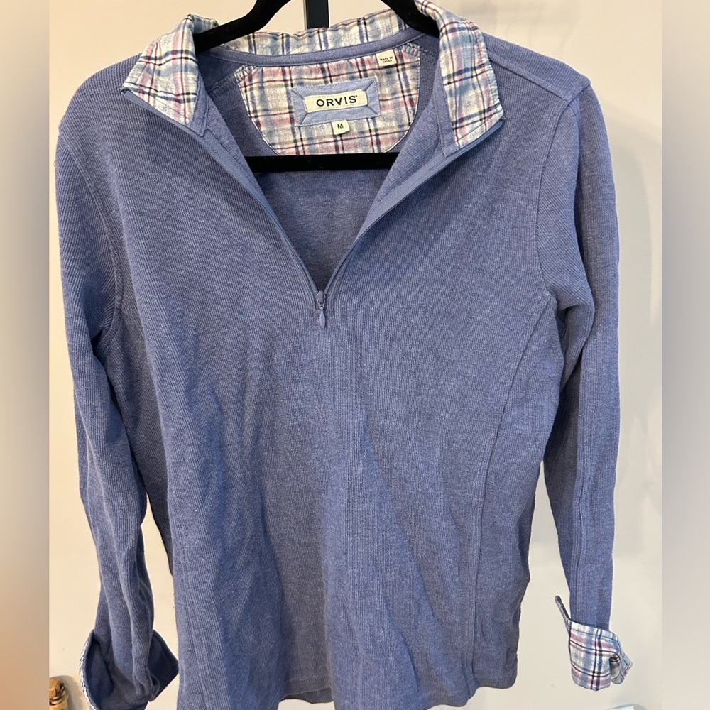 Orvis size medium quarter zip